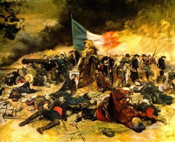 パリ包囲 1870 軍事 ジャン・ルイ・エルネスト・メソニエ Oil Paintings